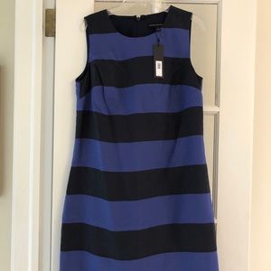 Banana republic sleeveless striped mini dress size 2. Never worn. Tags still on.